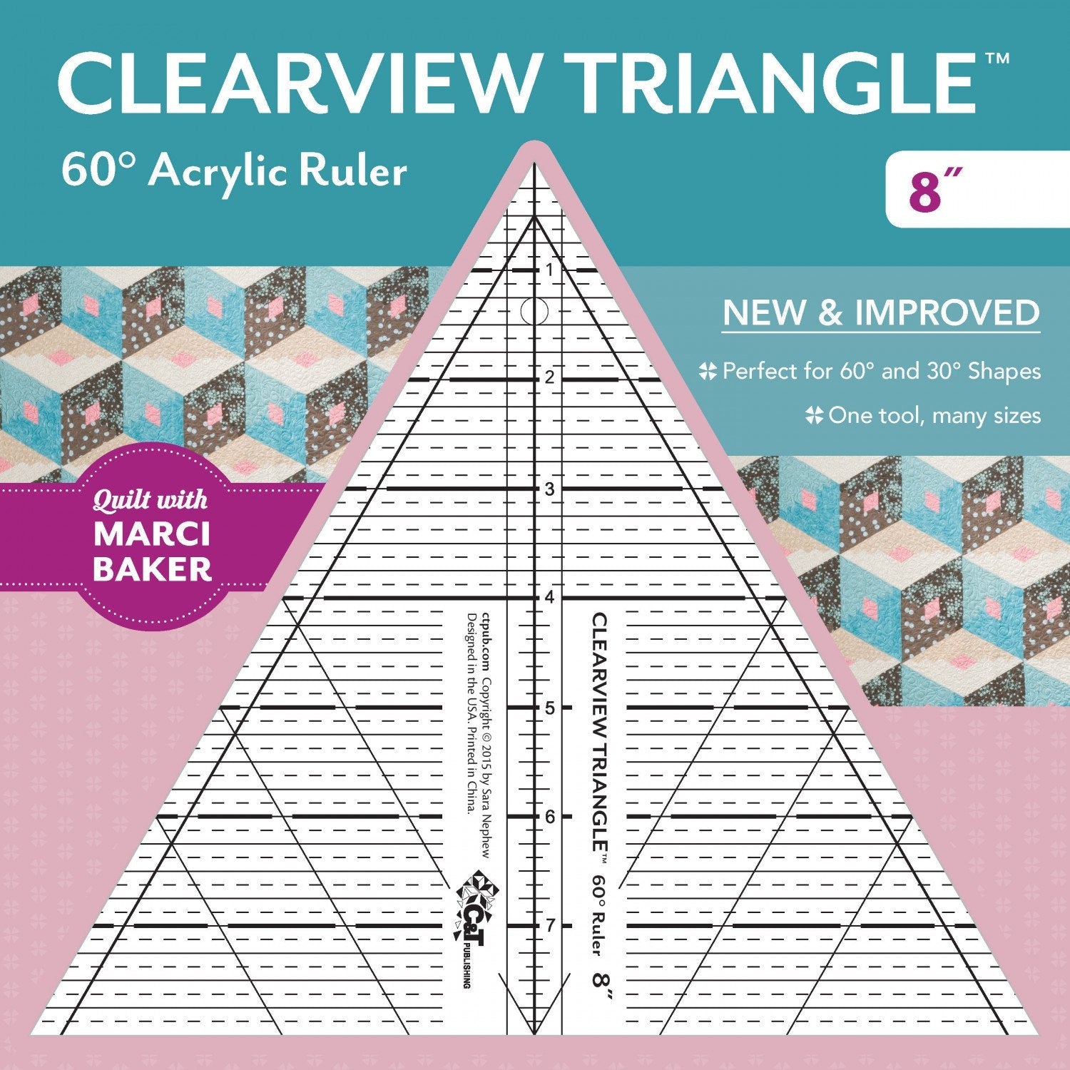 Working with Marci Baker's Clearview Triangle 12 Ruler 